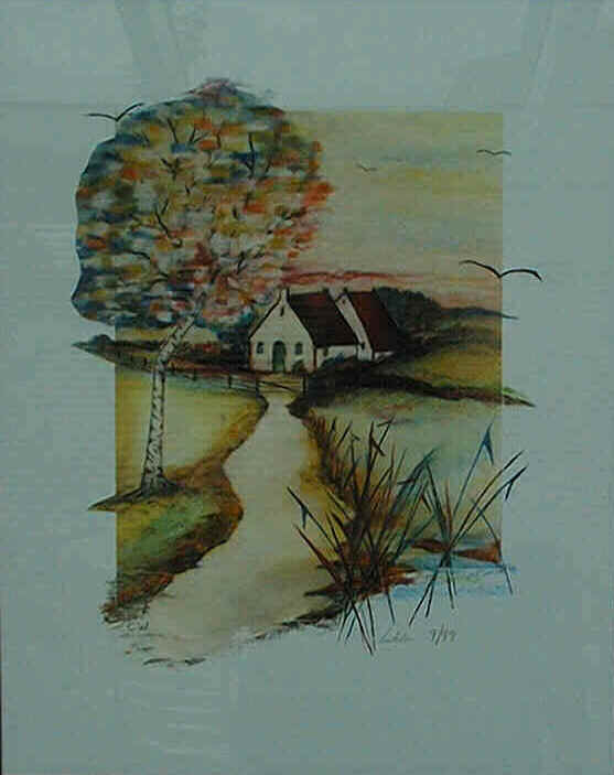 Landhaus (40 x 50 cm)